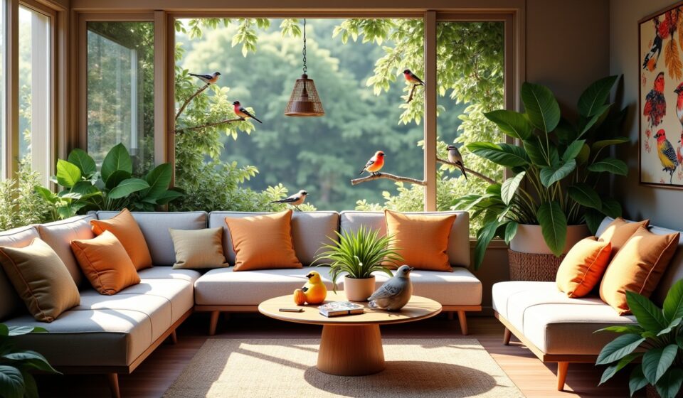 Décorez votre intérieur et jardin avec des oiseaux : idées créatives et accessoires incontournables