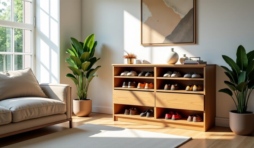 Nano Meuble à Chaussures : L'Allié Compact au Design Astucieux pour un Rangement Optimal