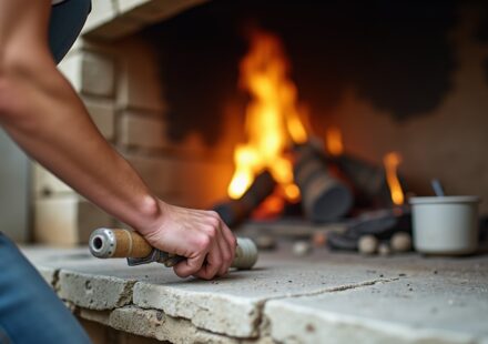 Peindre une cheminée en pierre : astuces simples pour un résultat impeccable