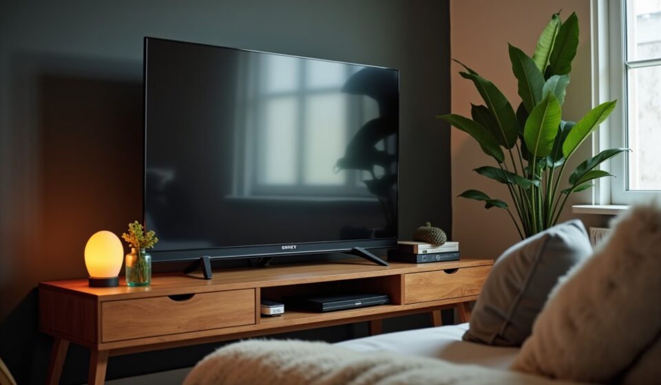 Meuble TV en placo plâtre : inspirations modernes pour sublimer votre salon contemporain en 2025